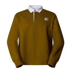 The North Face Heritage Rugby Sweatshirt Moss Green