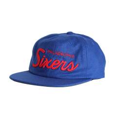 Mitchell & Ness Philadelphia 76ers Strapback Blue