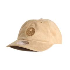 Mitchell & Ness Team Logo Toronto Raptors Strapback Tan