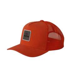 Brixton Alpha Block Netplus Trucker Hat Orange / Orange